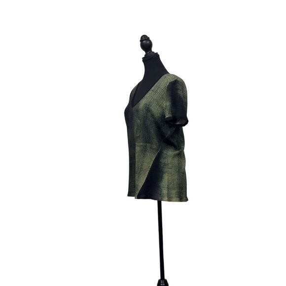 Elie Tahari Lambs Wool Short Sleeve Sweater – Chic Evening Wear - Picture 4 of 8